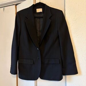 Pendleton Black Women's Tailored Blazer Jacket - Classic Single-Breasted